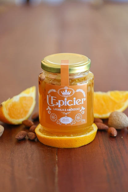 Geleia Laranja & Amêndoas - 220g