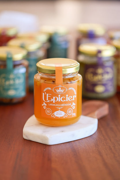 Geleia Laranja & Amêndoas - 220g