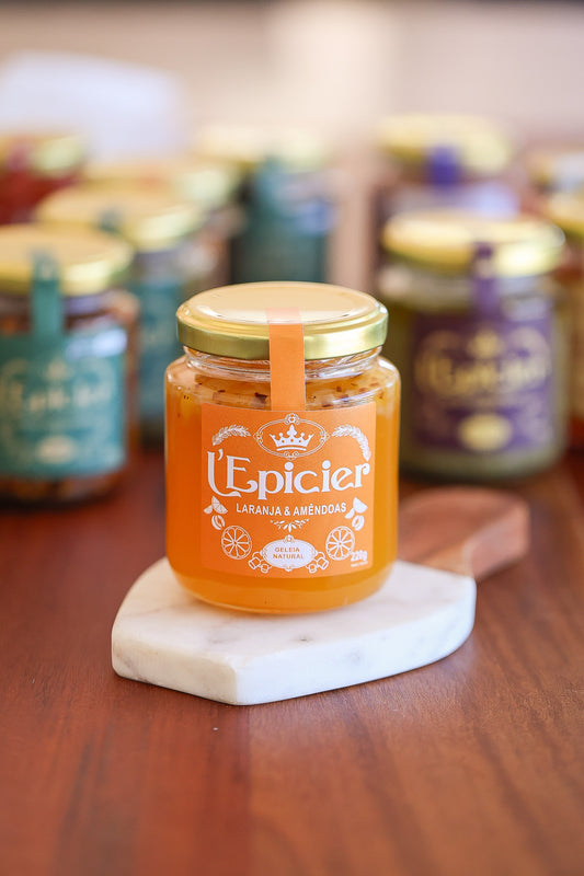 Geleia Laranja & Amêndoas - 220g