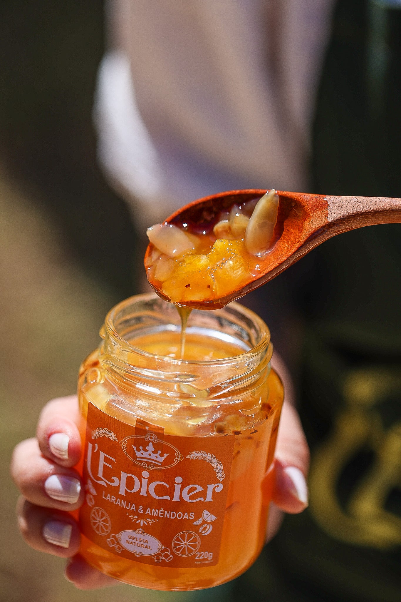 Geleia Laranja & Amêndoas - 220g